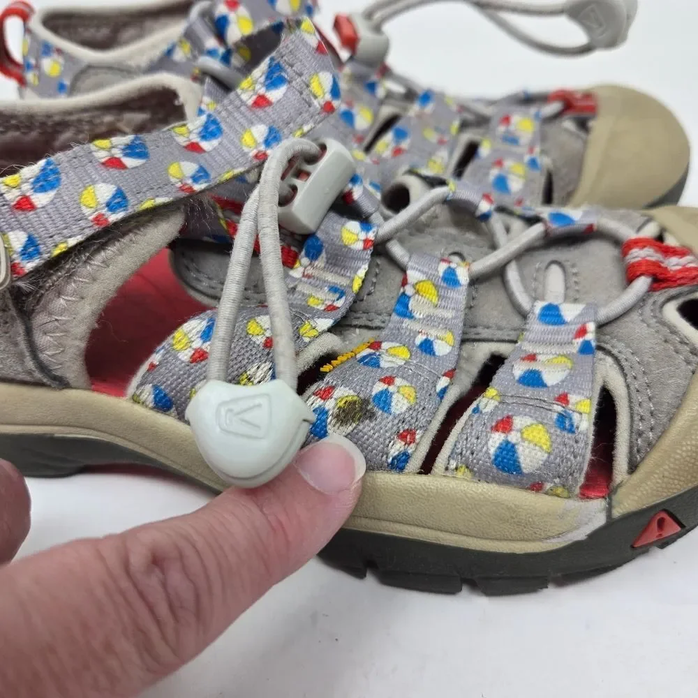 KEEN Newport H2 Sport Water Sandals Kids Size 13 Gray Beach Ball Washable Unisex